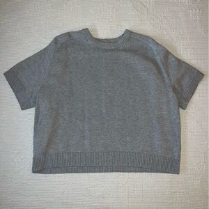 Abercrombie & Fitch Gray Crew Neck Sweater